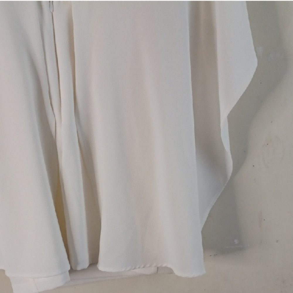 Lulu's White Cape Overlay Sheath Dress - Picture 3 of 14